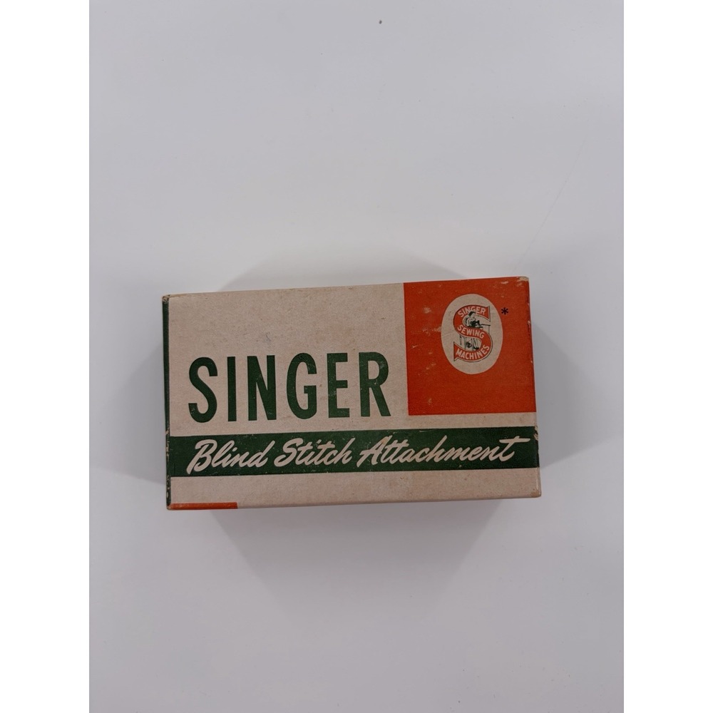 Vintage 1949 Singer Blind Stitch Attachment 160616 Box Manual Made USA